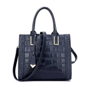 Pattern Woven Handbag Women Leather Handbags